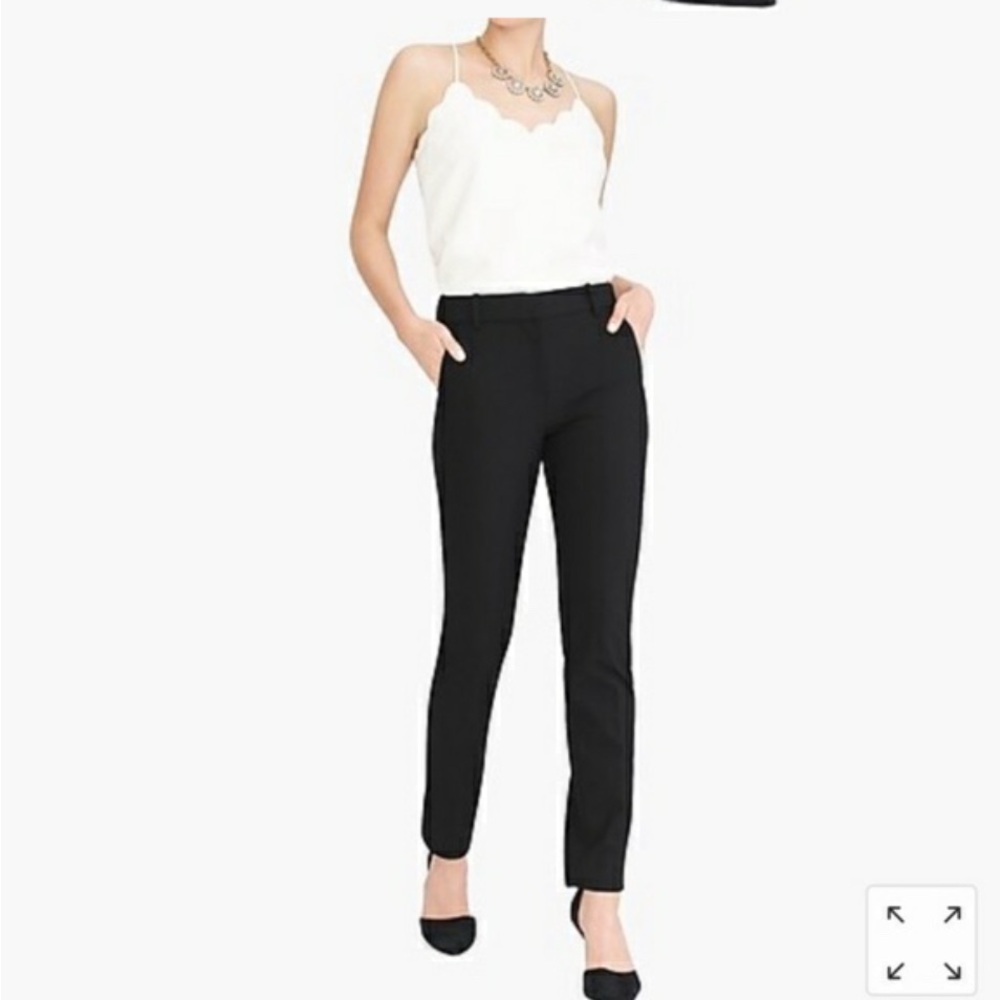 J. Crew Black Straight-Leg Pants